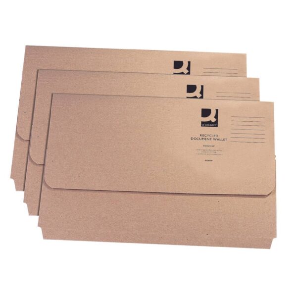 Recycled Document Wallets - Pk50