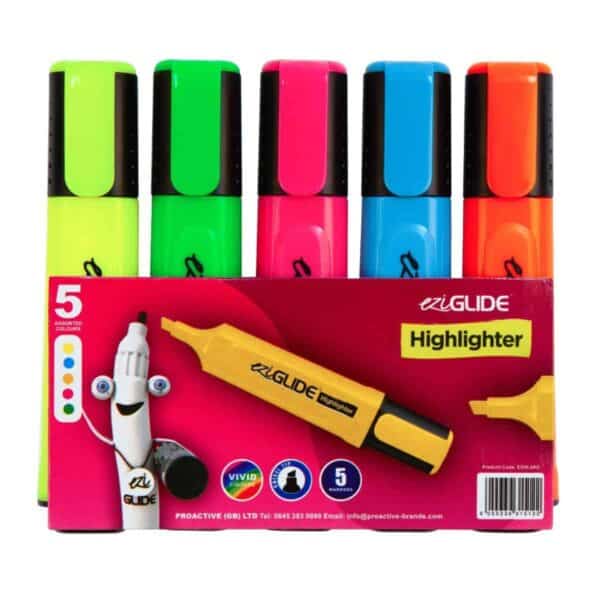 EziGlide Highlighters - Assorted