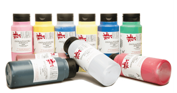 Acrylic Paint Set 500ml Assorted - Pk10