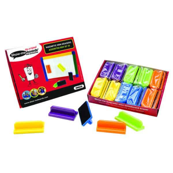 Magnetic Mini Board Erasers - Pk20