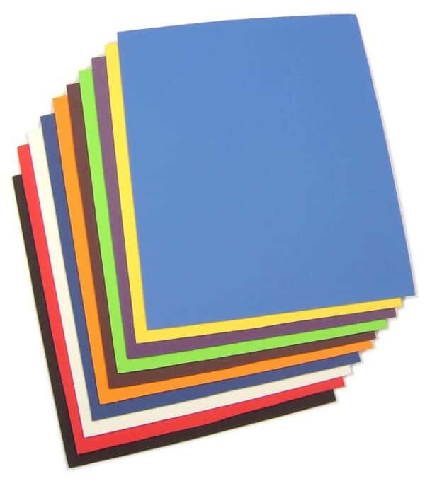 Neoprene Craft Sheets Assorted - Pk10