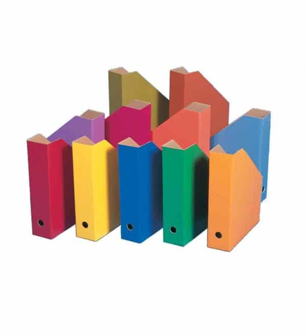 Colour Filing Boxes Assorted - Pk11