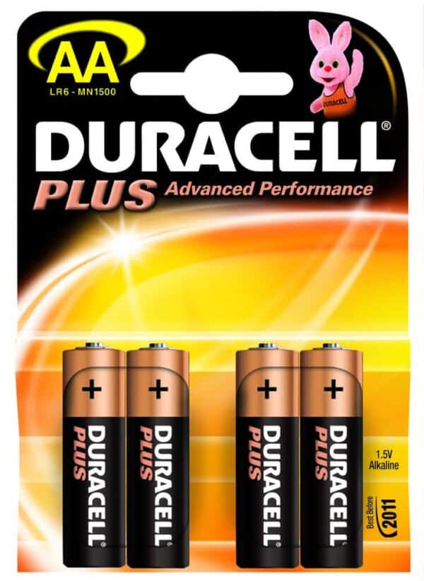 Duracell Plus Batteries 9V/PP3 - Each