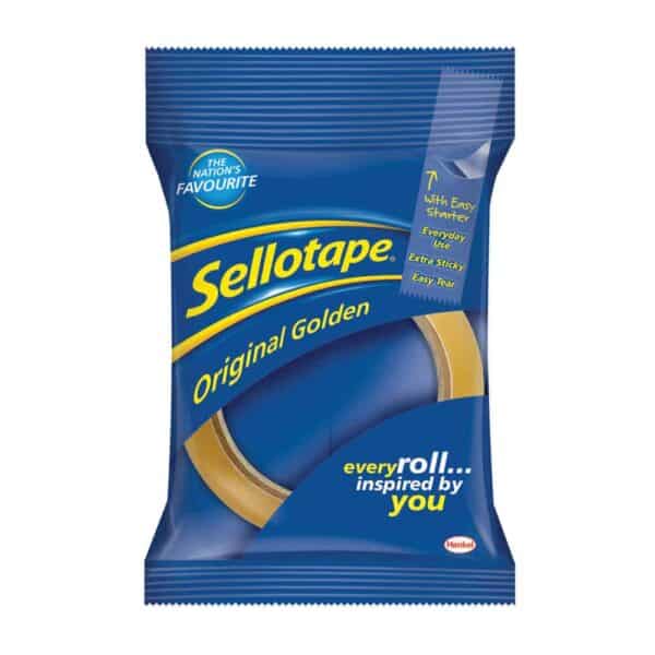 Original Sellotape Large Rolls 19mm x 66m - Pk16