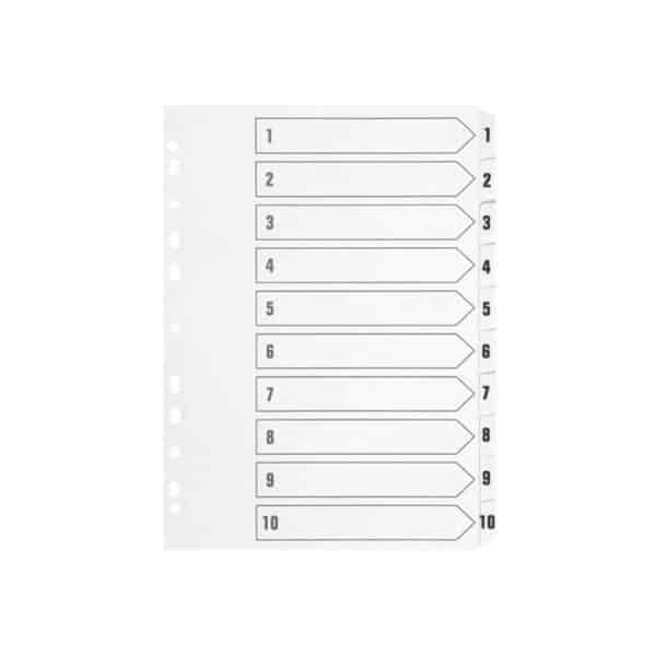 White Board Tabbed Indexes