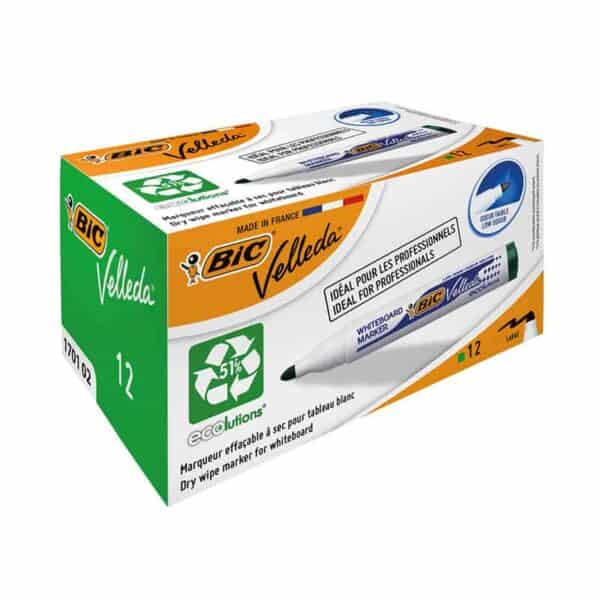 Bic Drywipe Markers Bullet Tip Green - Each