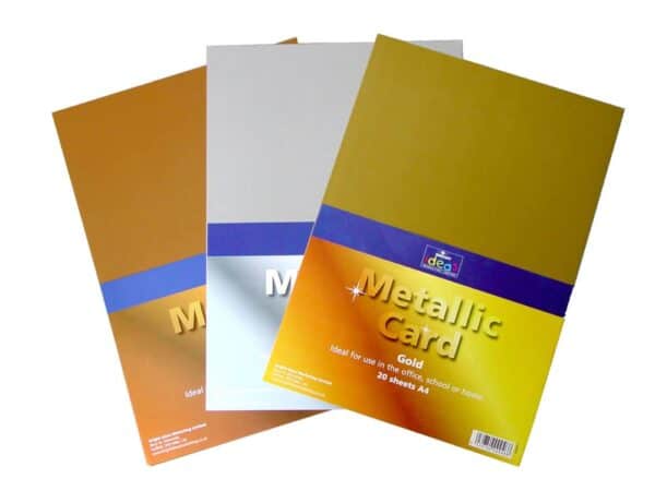 A4 Metallic Card - Pk20