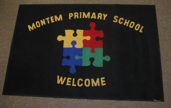 Logo Mat With Gripper Backing