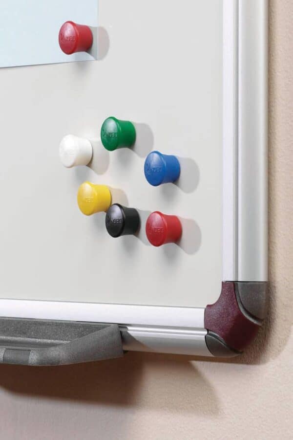 Coloured Whiteboard Magnets Assorted Pk12 Forward Products
