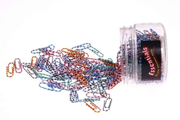 Striped Paper Clips - Pk250