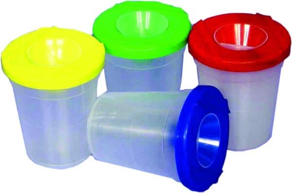 Non-Spill Paint Pots Assorted - Pk12