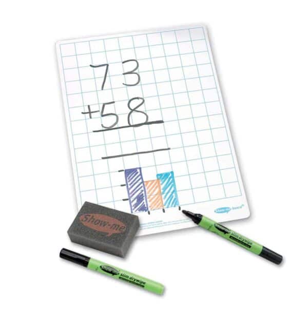 Show-Me Gridded Drywipe Board Set