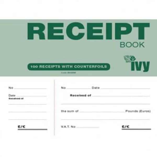 *While Stocks Last* Receipt Book with Counterfoils