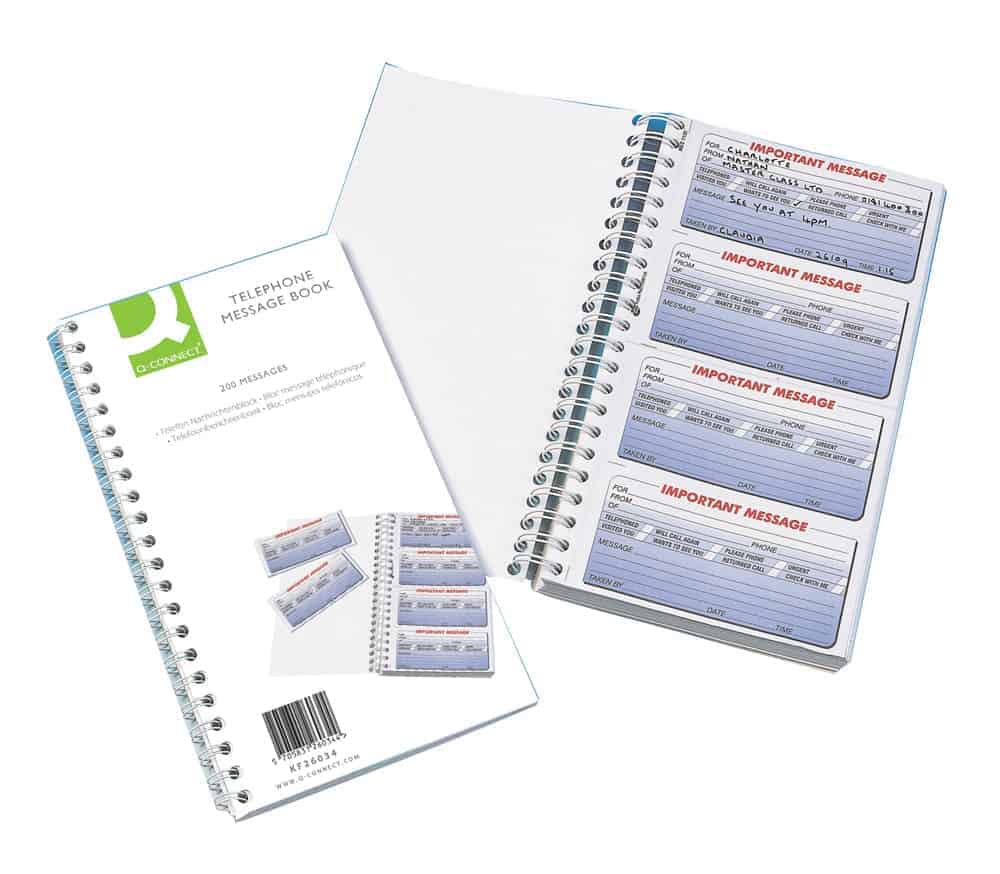 Telephone Message Books Forward Products