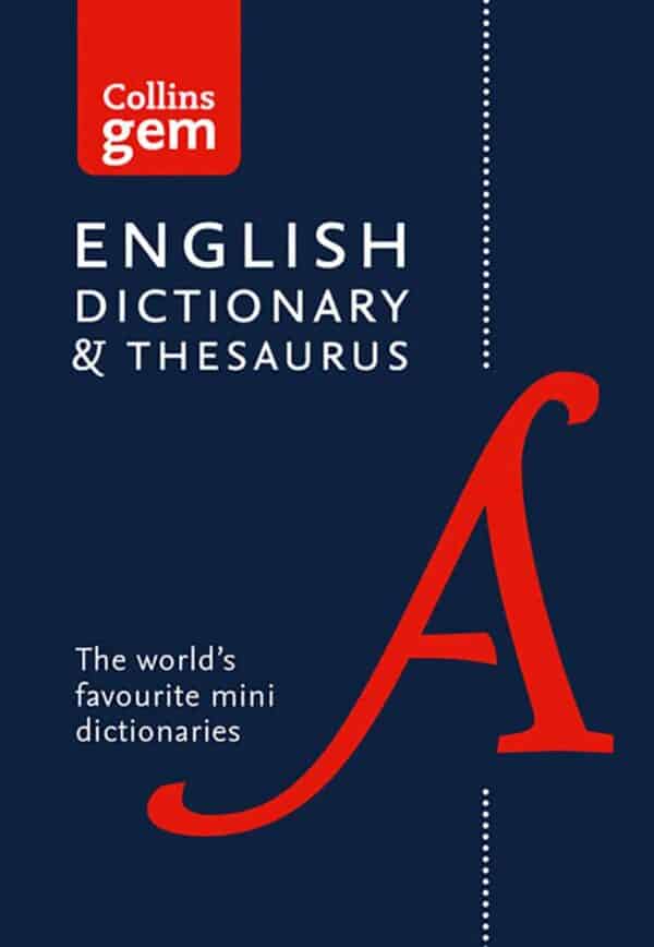 Collins Gem English Dictionary & Theasurus Paperback