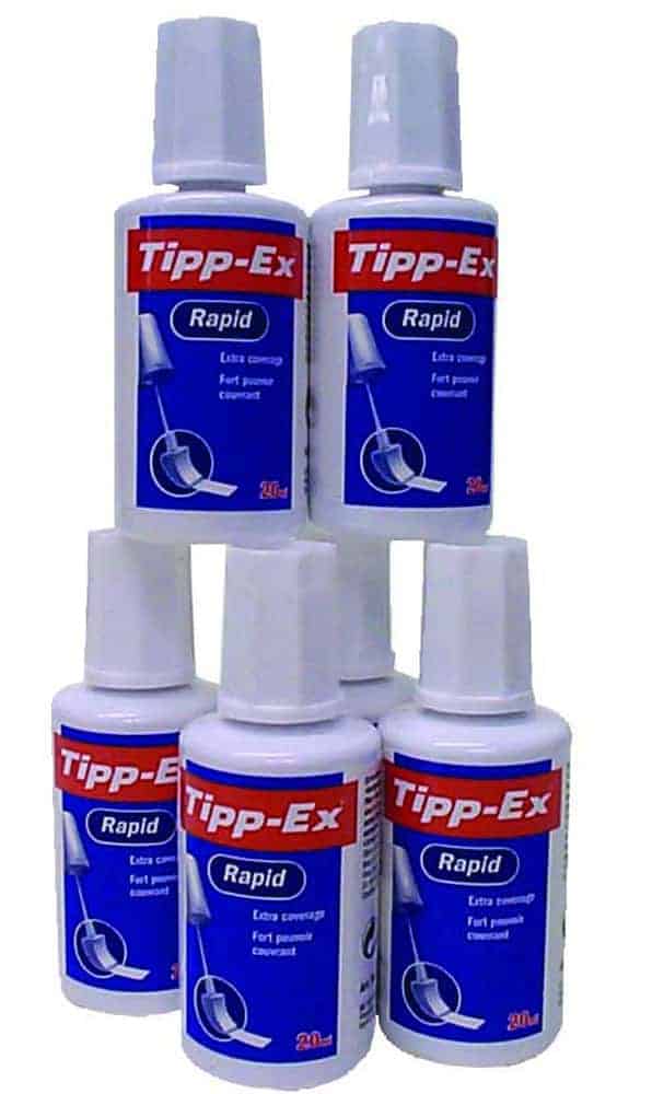 Tipp-Ex Rapid Correction Fluid - 20 ml, Box of 10
