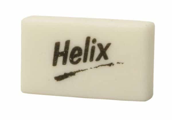 Helix Pencil Erasers Medium 34x20x8mm - Pk40