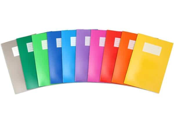 Oxford Exercise Books 9x7" 80 Page 10mm Squares and Margin Orange - Pk100