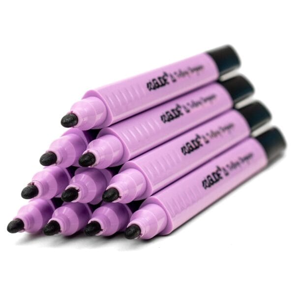 EziGlide TriGrip Drywipe Whiteboard Marker Pens Black – Pk35