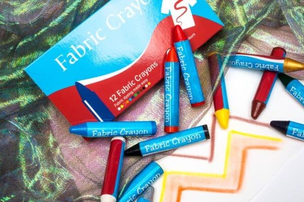 Fabric Crayons Assorted - Pk12