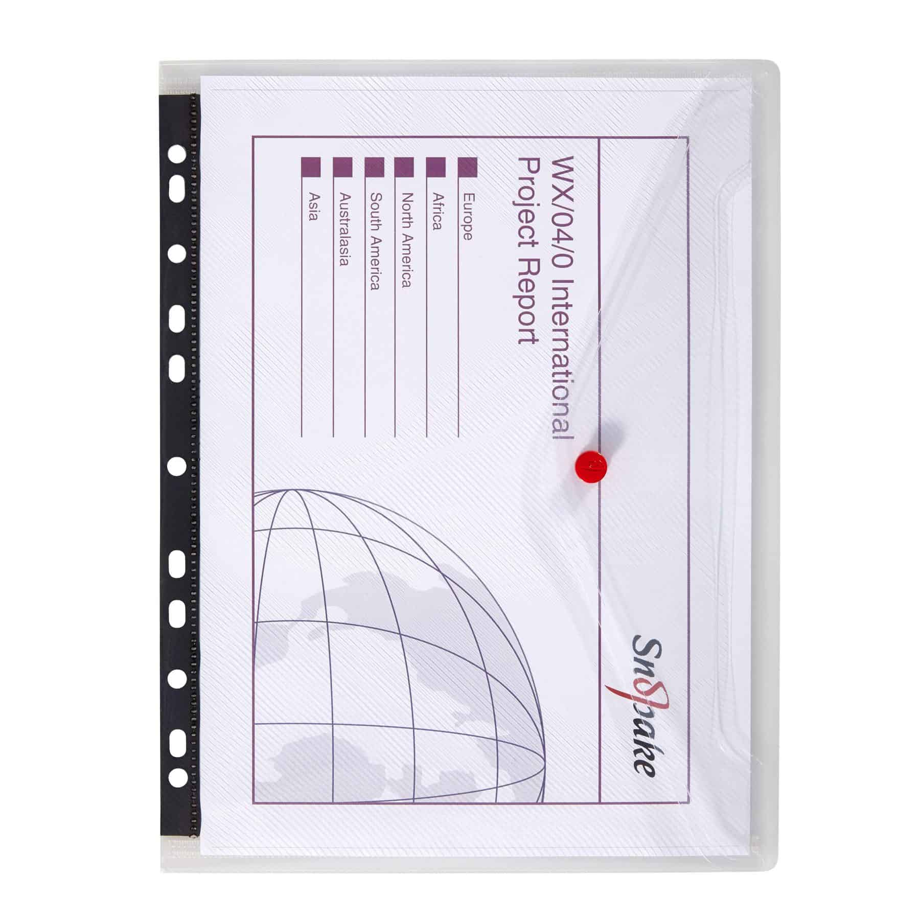 Snopake Electra Polyfile Ringbinder Wallet A4 Forward Products