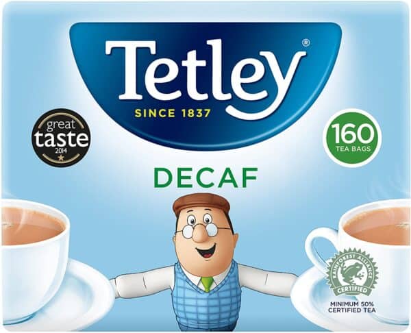 Tetley One Cup Decaf Teabags - Pk 160