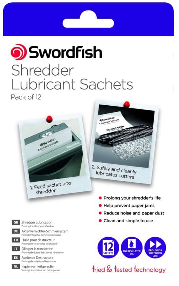 Snopake Shredder Lubricant Sachet - Pk 12