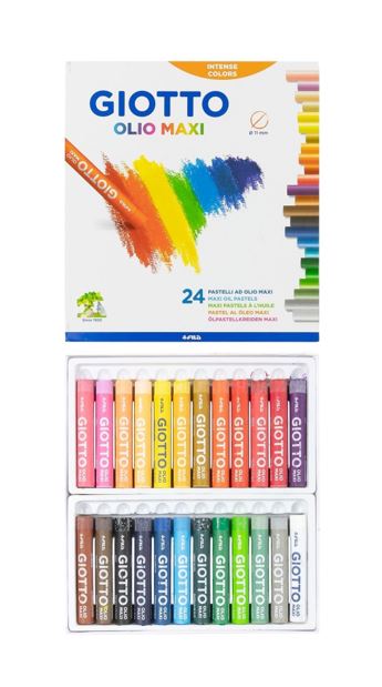 Giotto Olio Maxi Oil Pastels Assorted