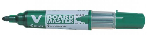 Pilot V-Board Master Drywipe Marker Bullet Tip Green - Pk10