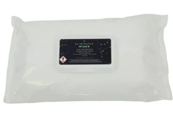 Eliminator High Performance Disinfectant Wipes Pk100