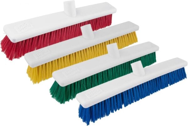 18" Economy Plastic Soft Brush Set