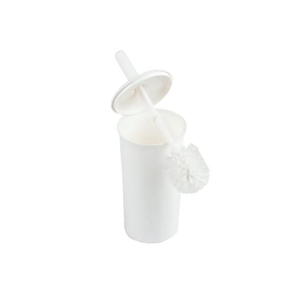Enclosed Toilet Brush & Holder Set