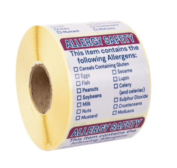 Vogue Allergen Food Labels