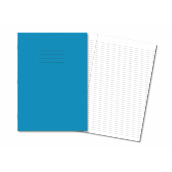 Classic Exercise Book A4 48 Pages 8mm Feint - Light Blue 100 Pack
