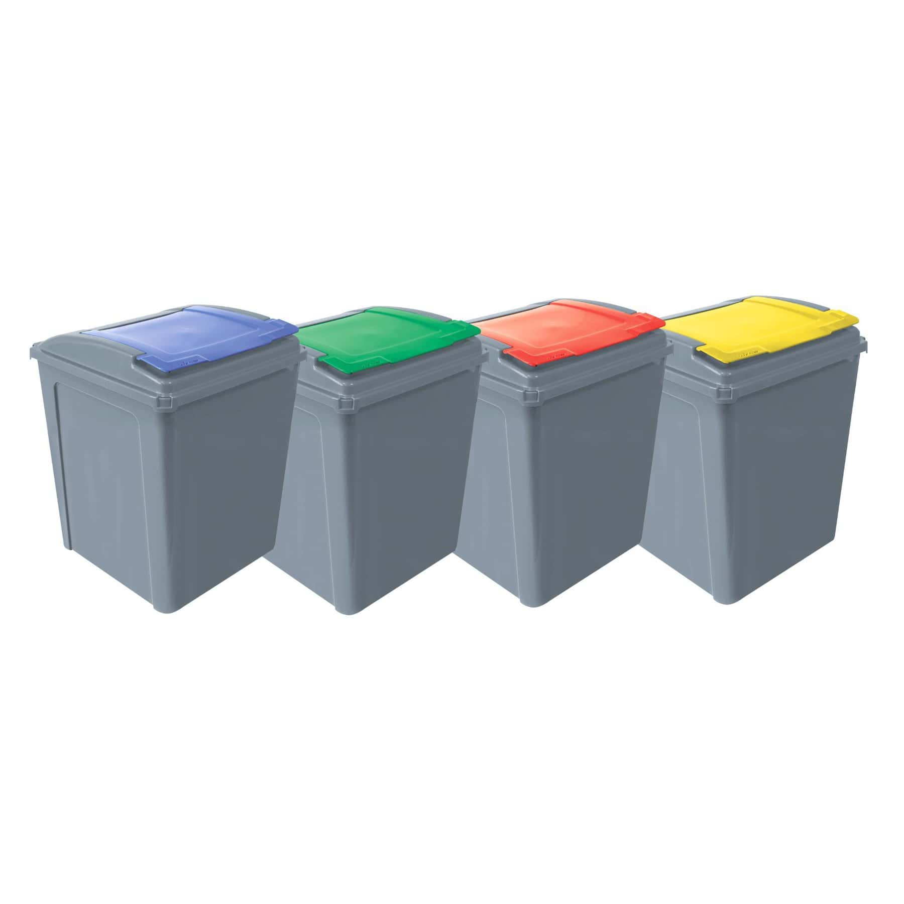 Value Waste Recycling School Bin & Lid 50L
