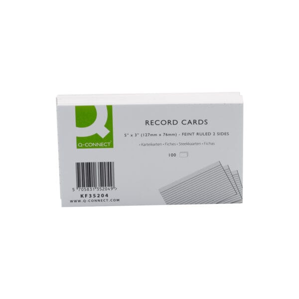 Index Record Cards - Pk100
