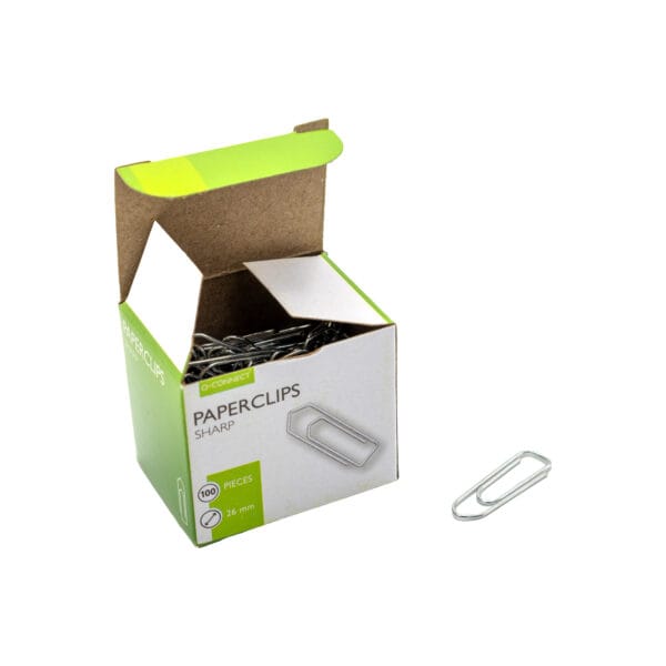 Paperclips 26mm No Tear - Pk100 x 10