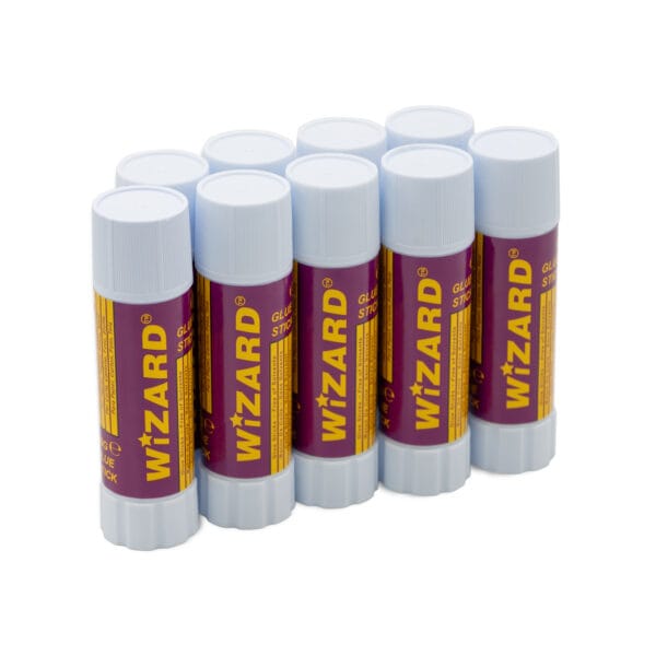Wizard Glue Sticks 20g Medium - Pk9