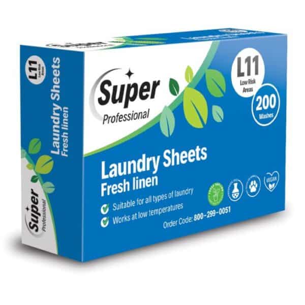 Super Professional Laundry Sheets - Pk 200